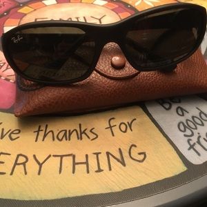 Rayban Black wrap Sunglasses